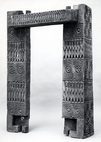 Architectural Element, Wood, Wum Chiefdom 