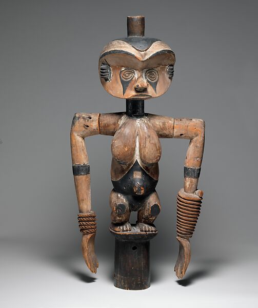 Marionette: Female, Wood, pigment, Ibibio peoples 