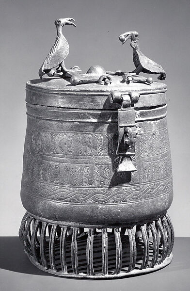 Lidded Vessel (Kuduo), Brass, Asante 