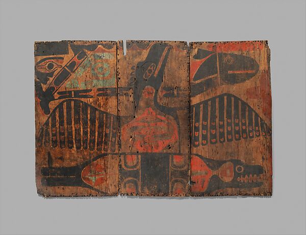 Box Drum (mounted open), Wood, paint, Nuu-chah-nulth (Nootka) 