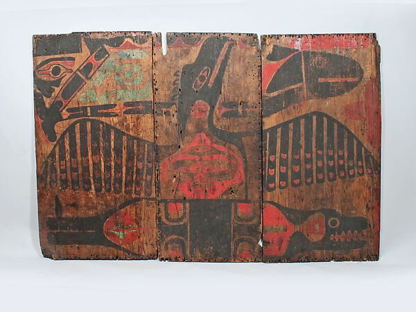 Box Drum (mounted open), Wood, paint, Nuu-chah-nulth (Nootka)