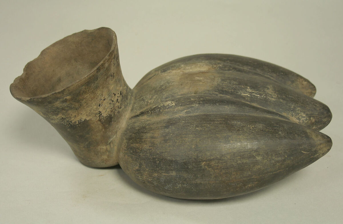 Vessel in the Form of Three Plantains, Ceramic, Chimú 