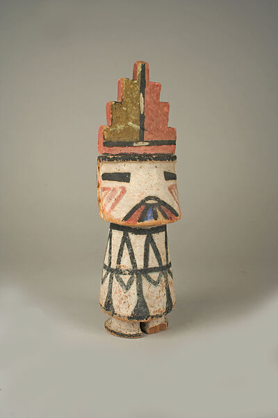 Katsina (Shalako Mana), Wood, paint, Hopi 