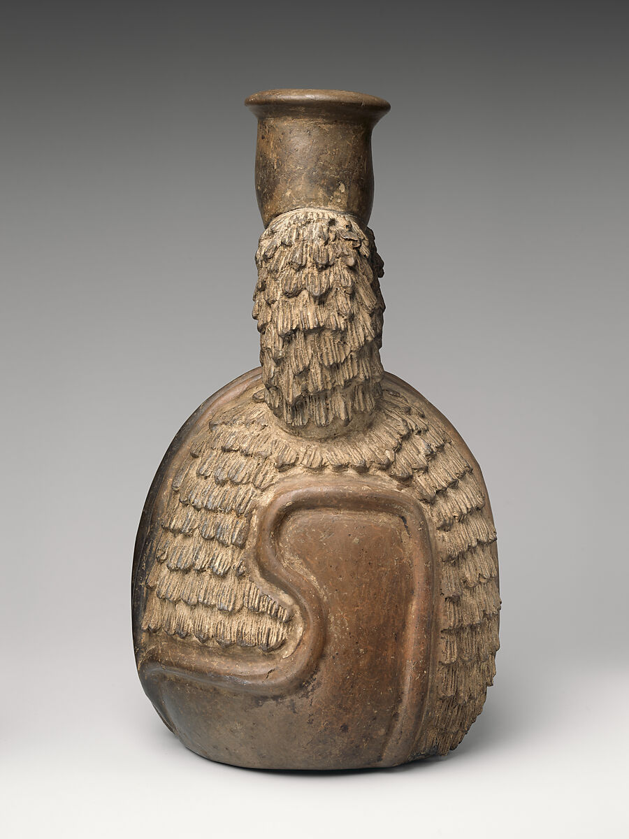 Stirrup-spout bottle, Cupisnique artist(s), Ceramic, Cupisnique