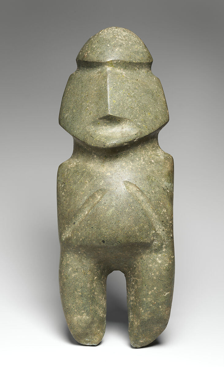 Standing Figure, Greenstone, Mezcala 