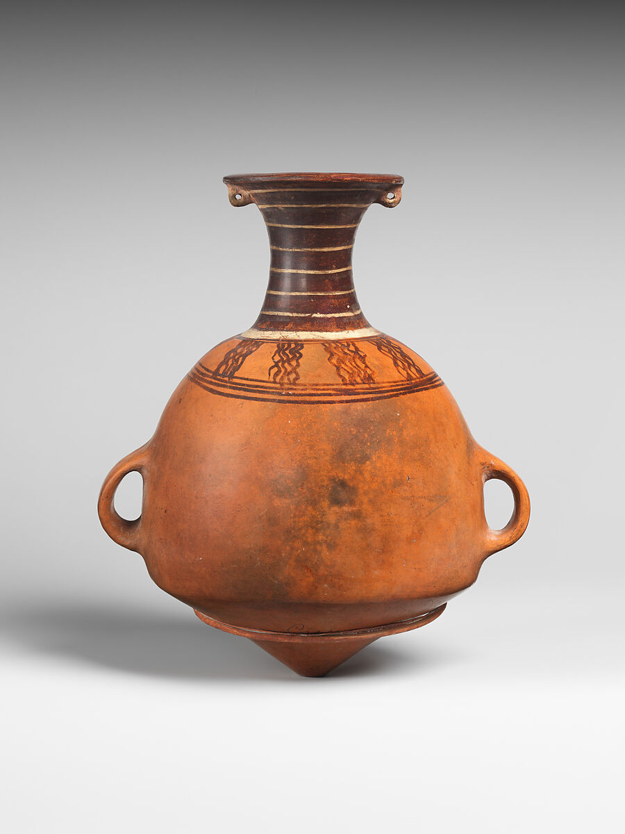 Urpu (jar), Inca artist(s), Ceramic, slip, Inca