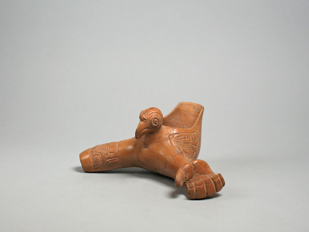 Bird-Head Cup, Ceramic, Veracruz 