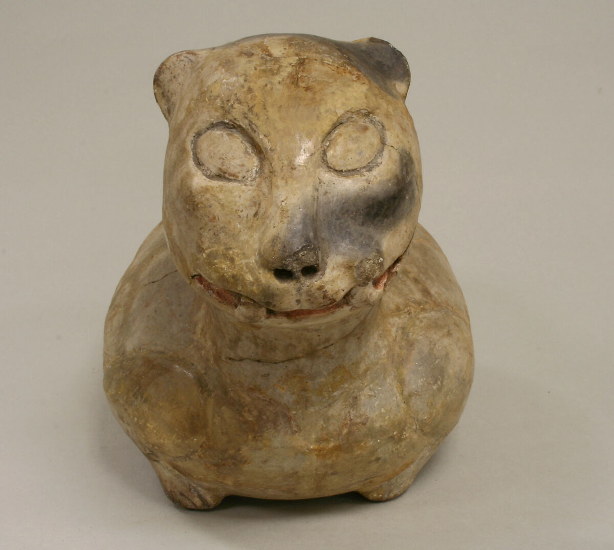 Cat Vessel, Ceramic, Olmec (?)