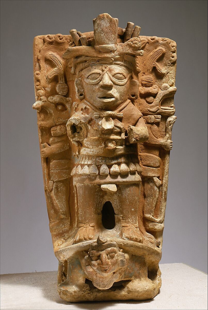 Censer Support, Ceramic, Maya 