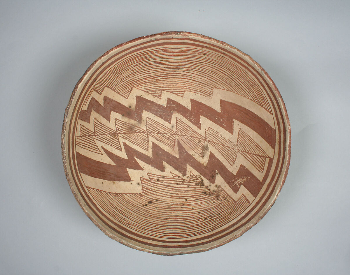 Bowl, Ceramic, pigment, Mimbres 