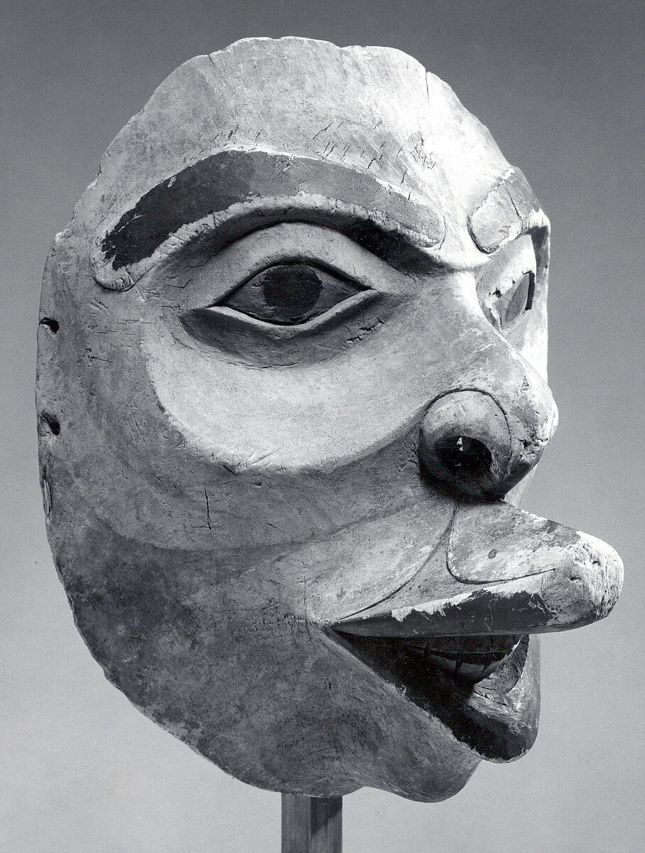 Mask, Wood, paint, Tlingit