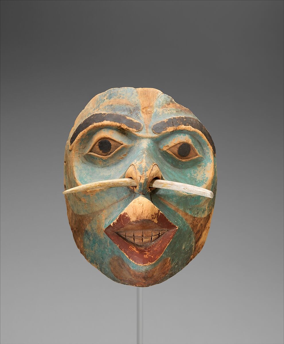 Mask, Wood, paint, Tlingit