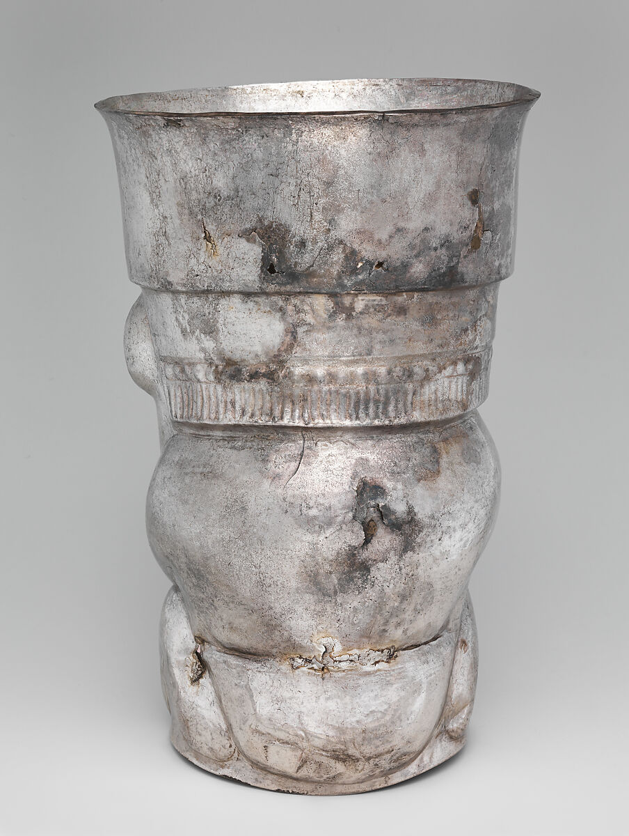 Beaker, Chimú artist(s), Silver, Chimú