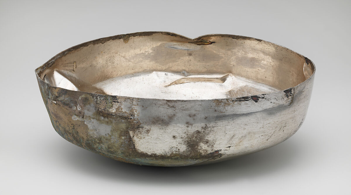 Bowl, Silver, Chimú 