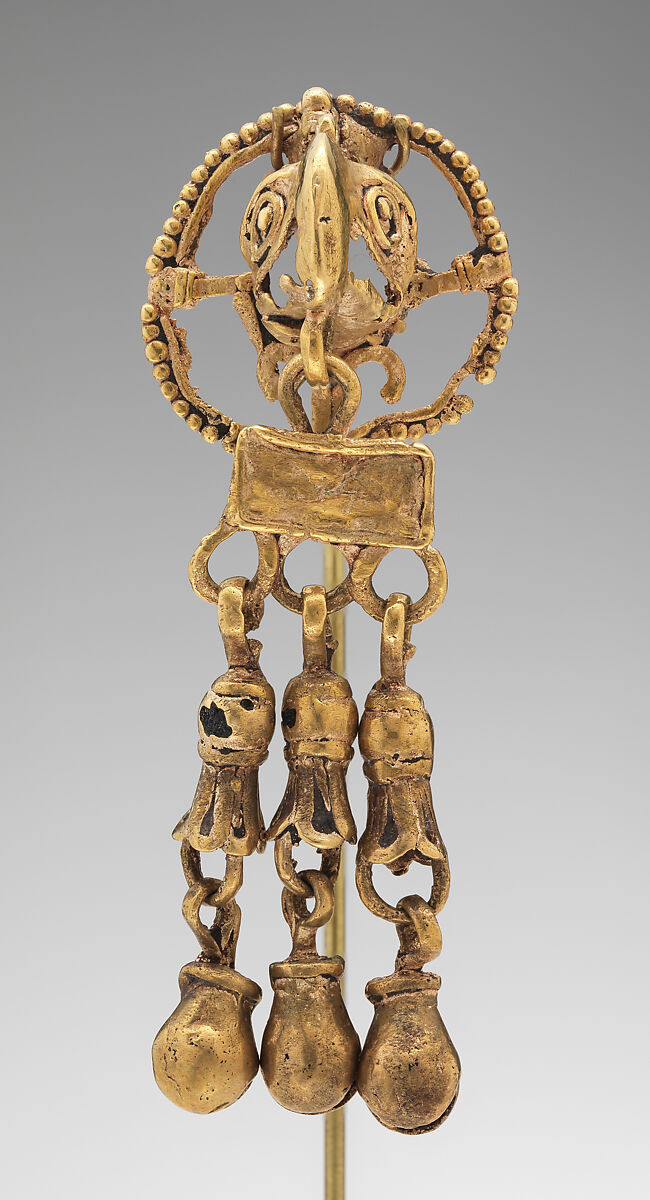 Eagle ornaments, Mexica or Mixtec (Ñuu Savi) artists, Gold, Mexica (Aztec)