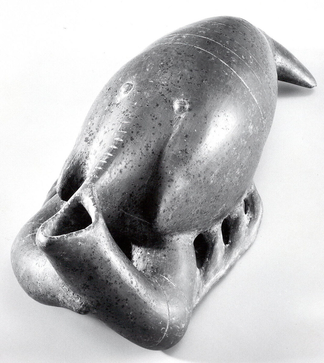 Crayfish Vessel, Ceramic, Colima