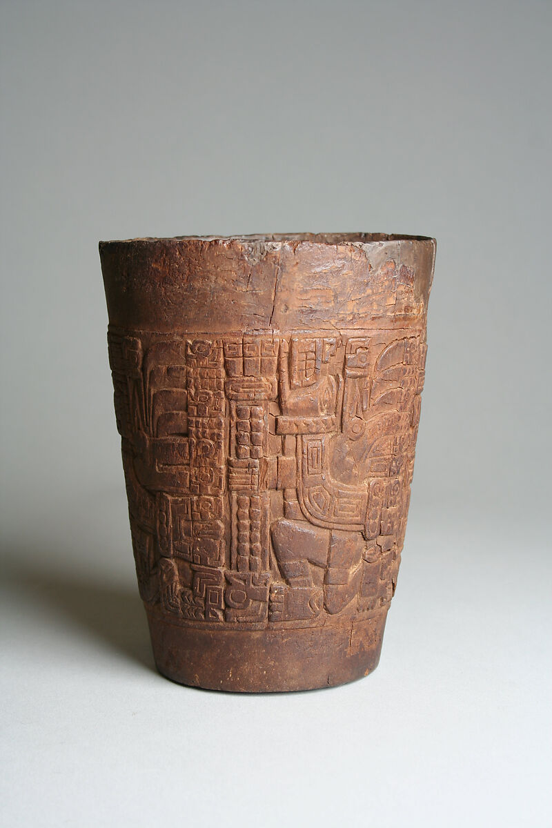 Beaker, Tiwanaku artist(s), Wood, Tiwanaku 