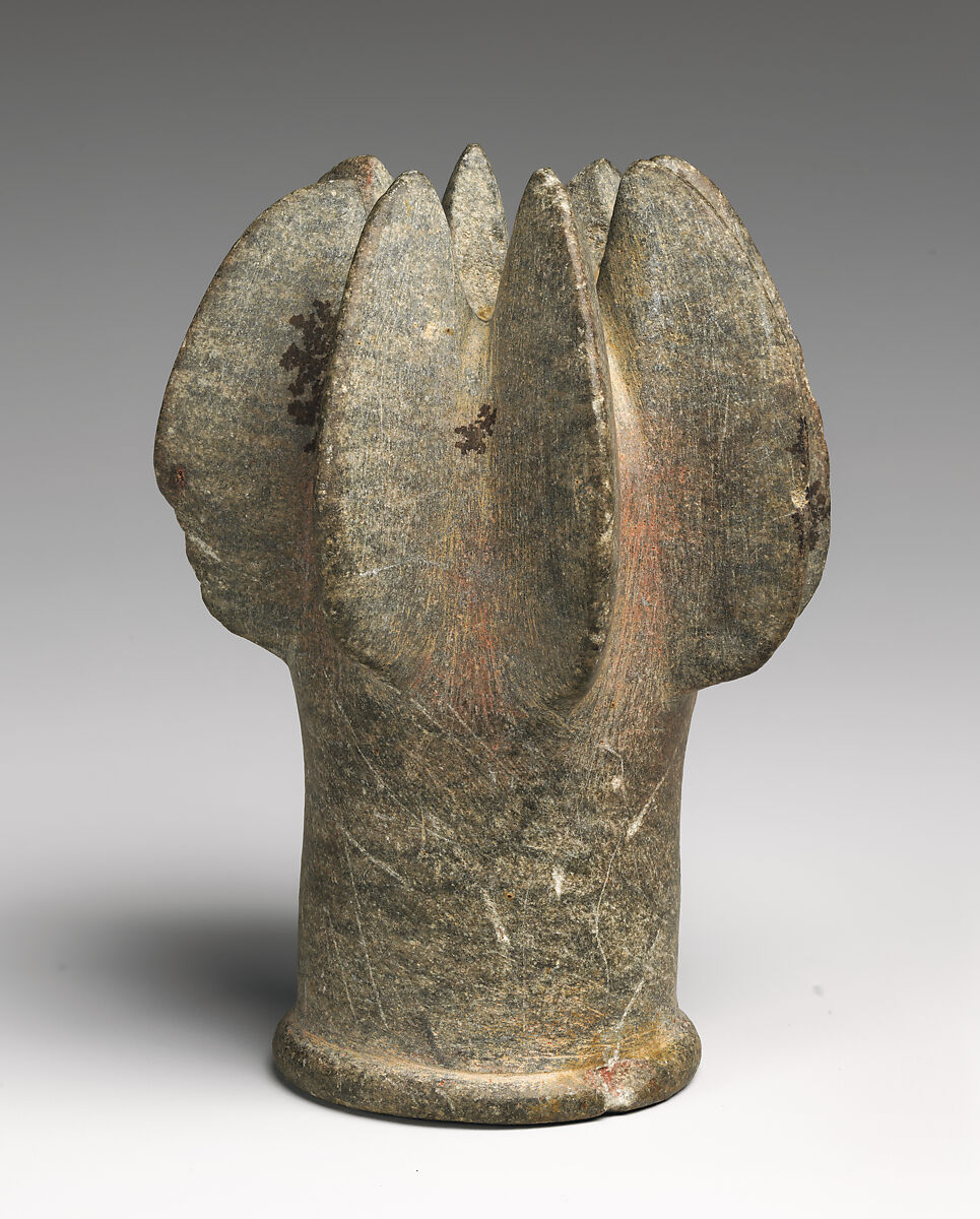 Mace head, Salinar artist(s), Stone, pigment, Salinar