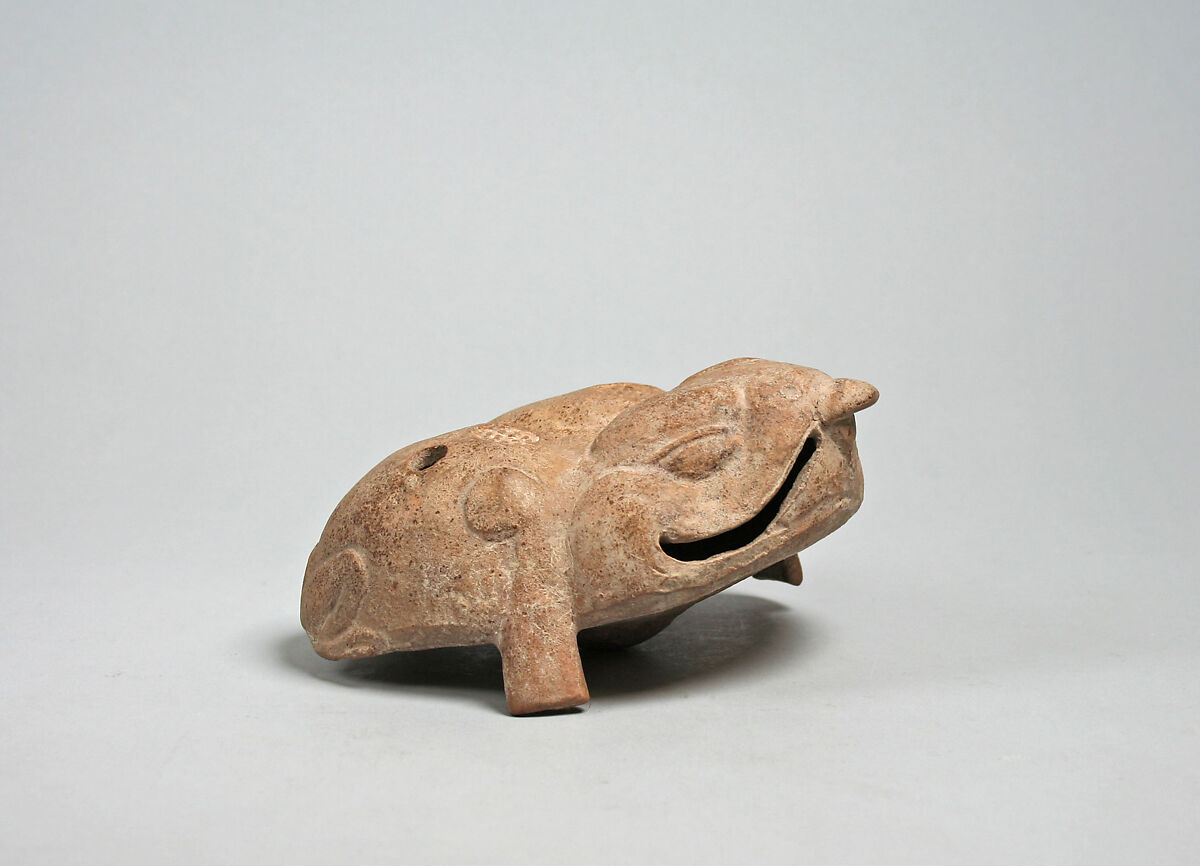 Frog Whistle, Ceramic, Veracruz 