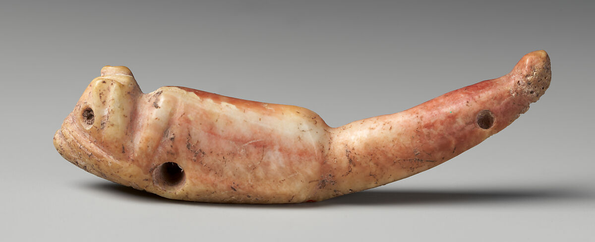 Coatimundi Pendant, Shell (spondylus), Colima