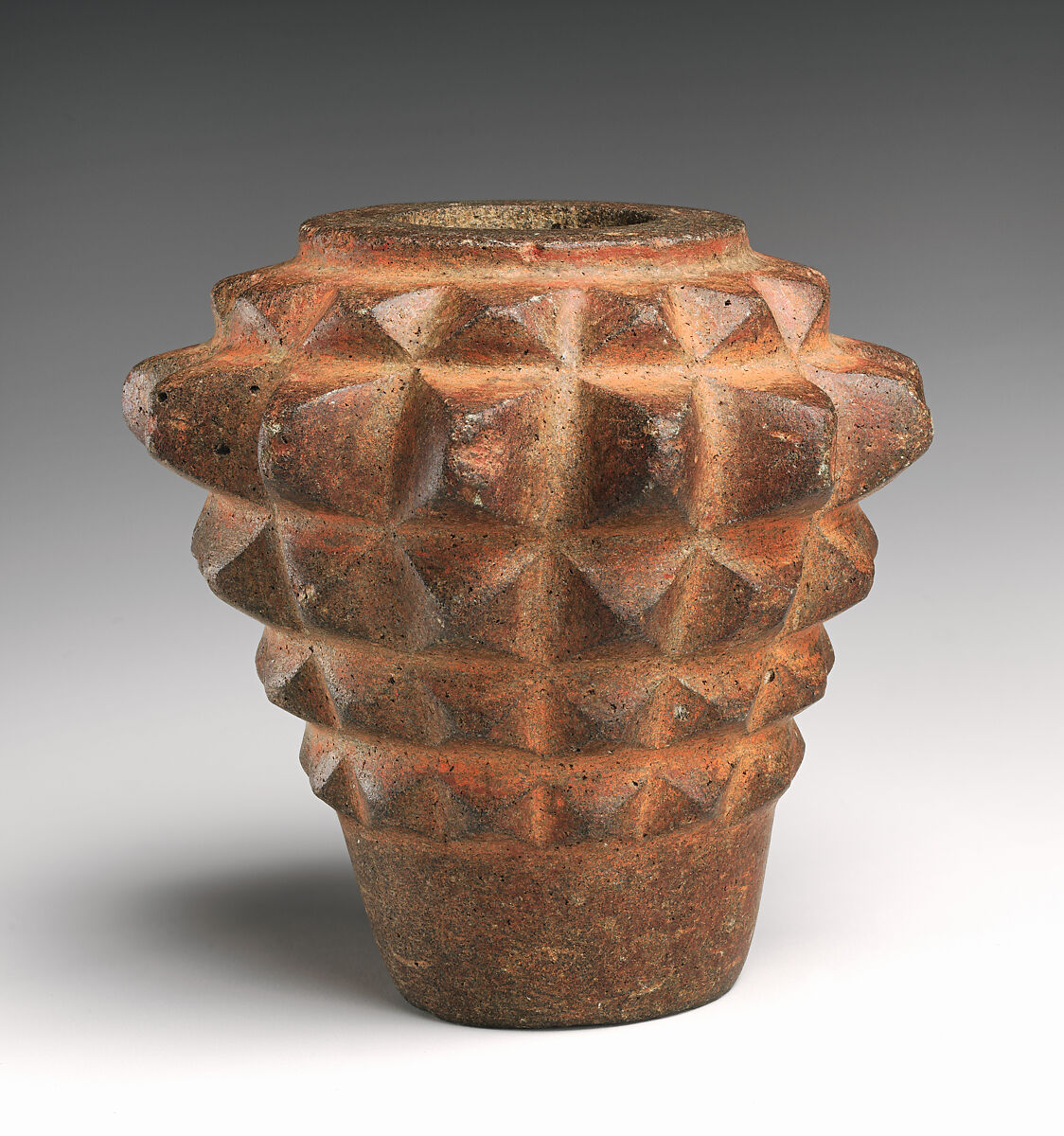 Mace head, Salinar artist(s), Stone, pigment, Salinar