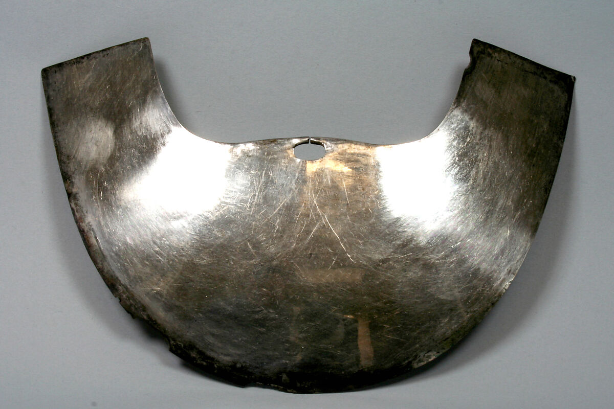 Nose ornament, Silver, Moche 