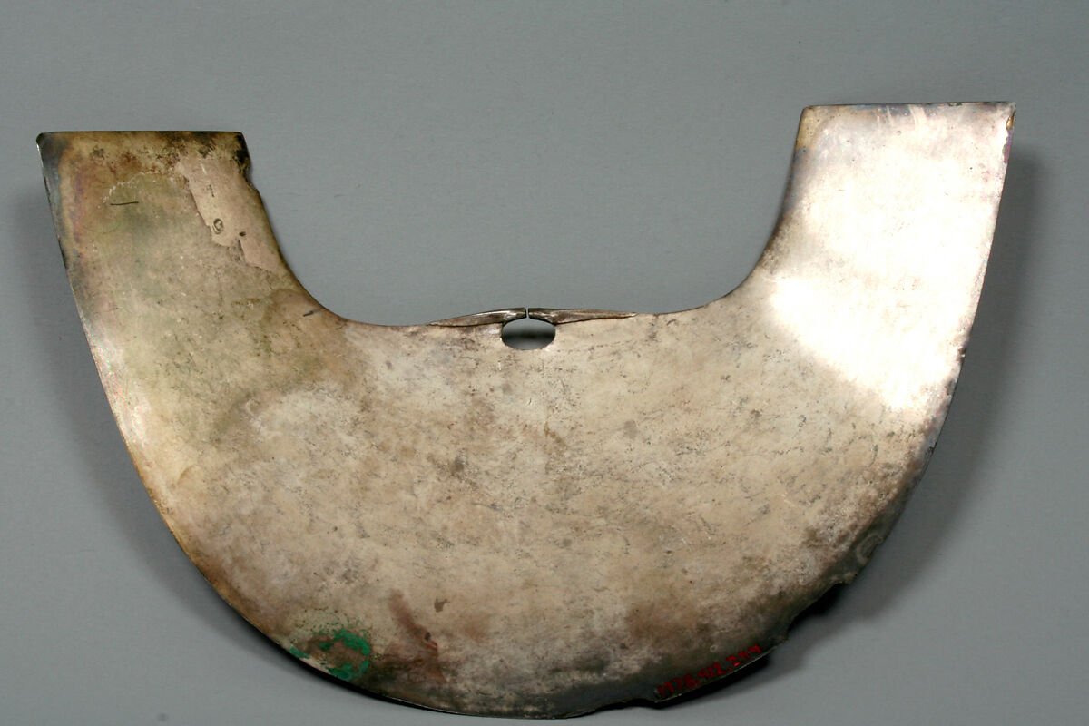 Nose ornament, Silver, Moche