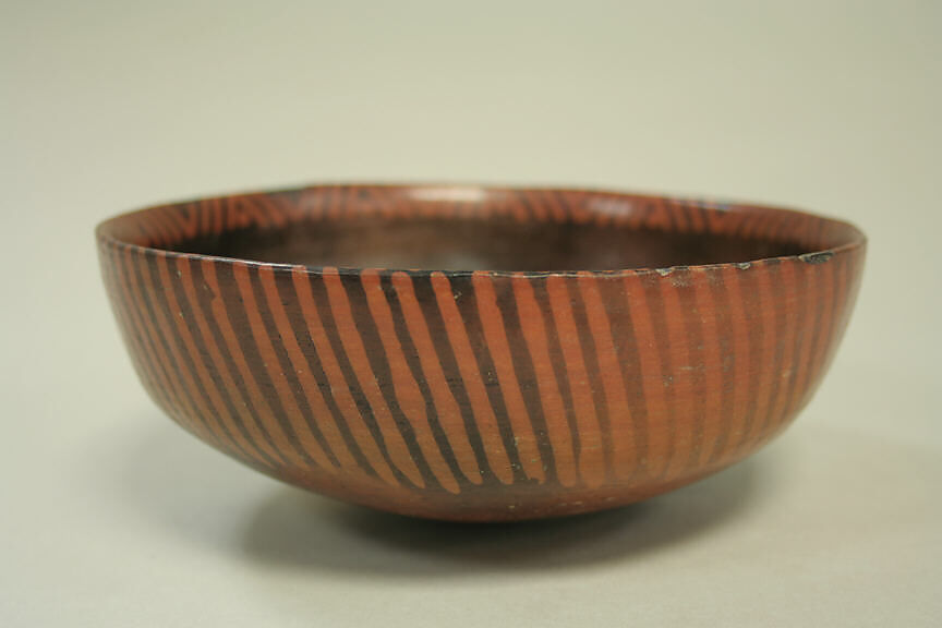 Painted Bowl, Ceramic, pigment, Paracas 