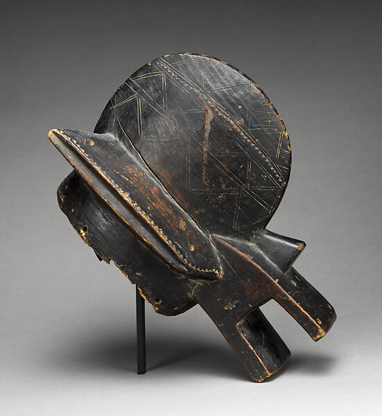 Suruku koun (hyena) mask, Malinke numu (blacksmith), Wood, Malinke peoples