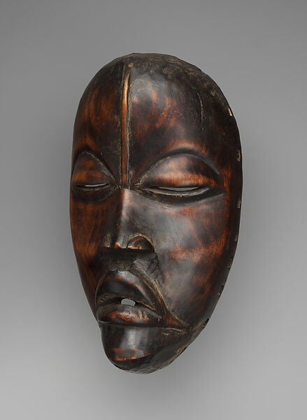Face Mask, Dan artist, Wood, pigment, Dan peoples