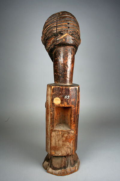 Half Figure, Wood, pigment, Mbete peoples
