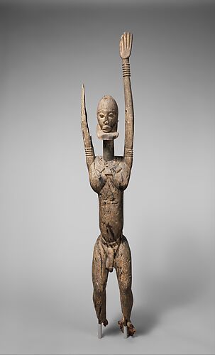Male Figure with Raised Arms