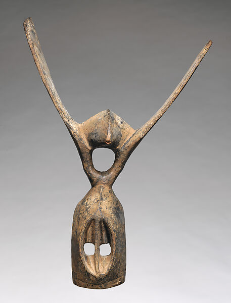 Mask: Hornbill (Wan-rulugu), Wood, pigment, Mossi peoples 