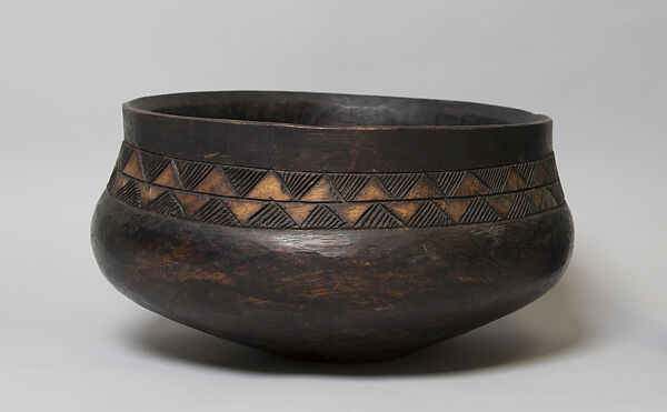 Multi-Lidded Vessel, Wood, Lozi peoples