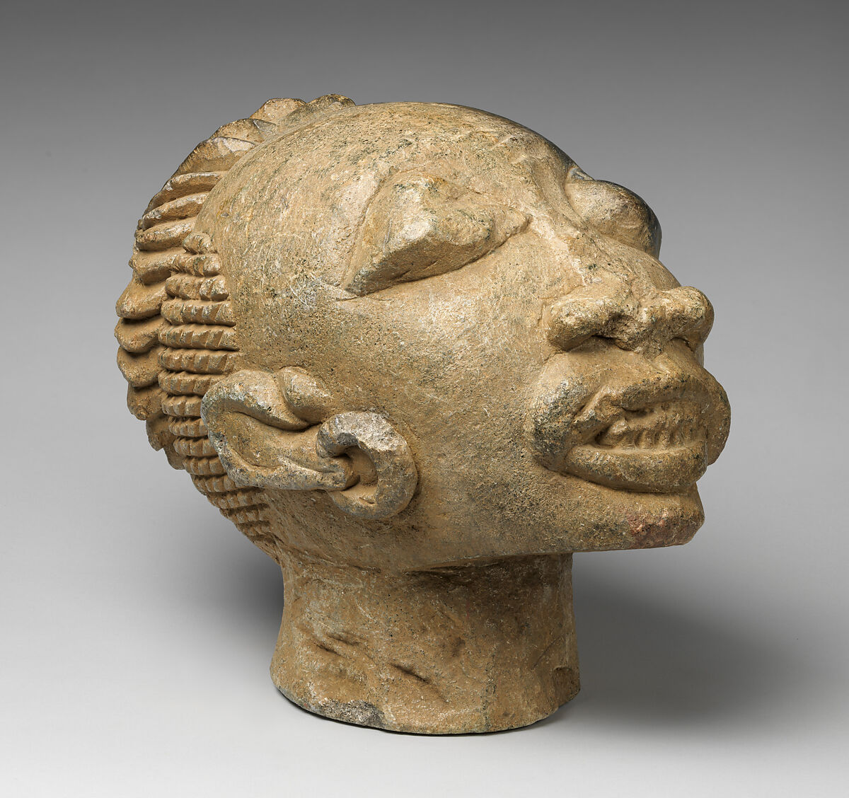 Figure: Head, Steatite, Sapi peoples 