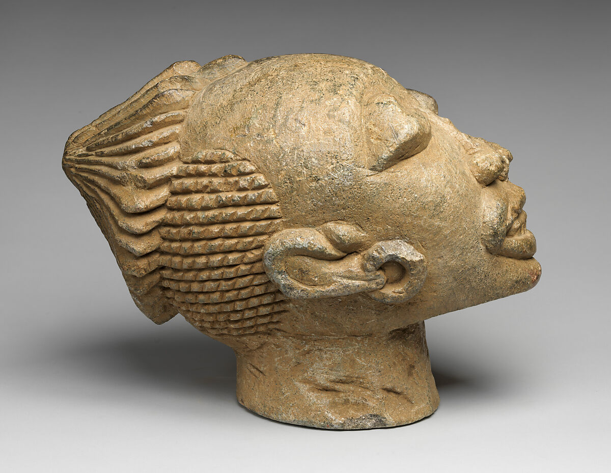 Head, Temne or Bullom artist(s), Steatite, Temne or Bullom