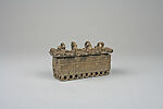 Abamphruwa (gold-dust box), Asante-Akan artist, Brass, Asante-Akan peoples