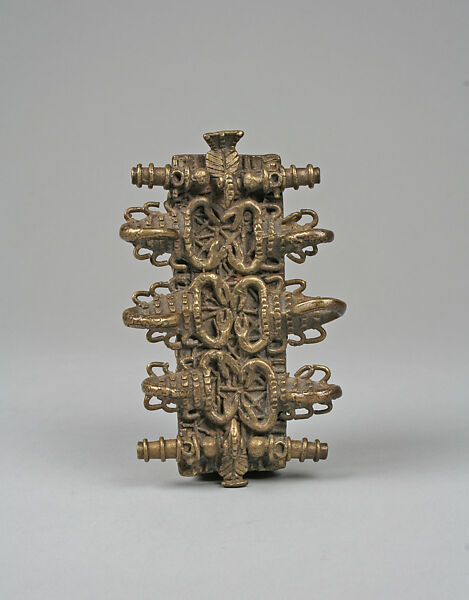 Gold Dust Box, Brass, Asante