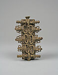 Abamphruwa (gold-dust box), Asante-Akan artist, Brass, Asante-Akan peoples