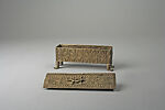 Abamphruwa (gold-dust box), Asante-Akan artist, Brass, Asante-Akan peoples