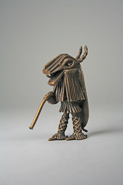 Masquerade Figure, Brass, Baule peoples 