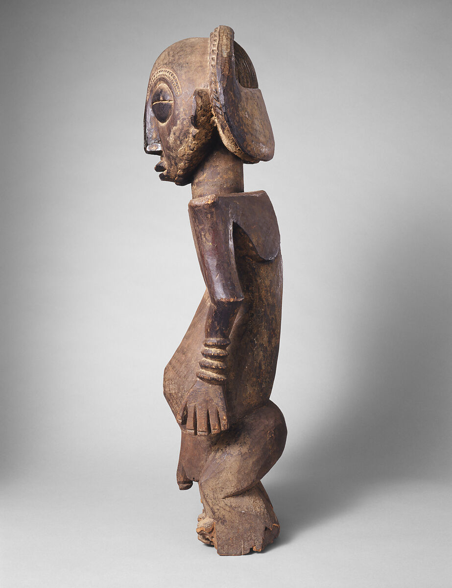 Ancestor Figure: Male, Wood, Boyo peoples