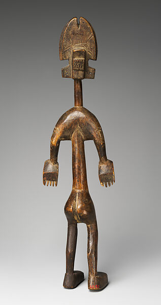 Nyeleni figure, Bamana numu (blacksmith), Wood, Bamana peoples