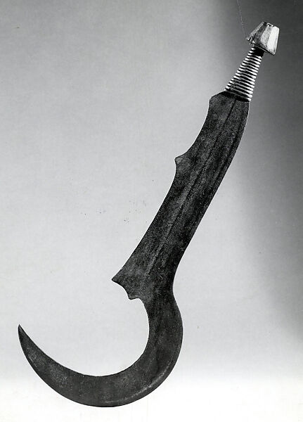 Ceremonial Knife (Mbulu or M'Boutou), Metal, wood, Ngala peoples 