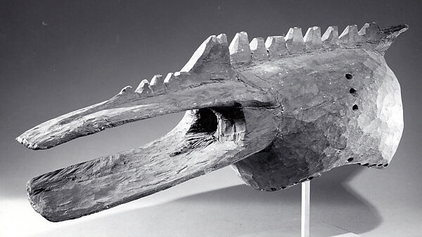 Helmet Mask (Gogwum), Danpeh (Nigerian), Wood, pigment, Montol peoples