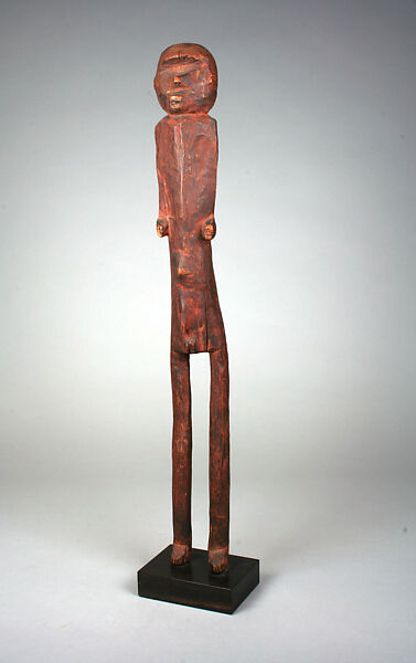 Figure: Male, Wood, pigment, Bari peoples 