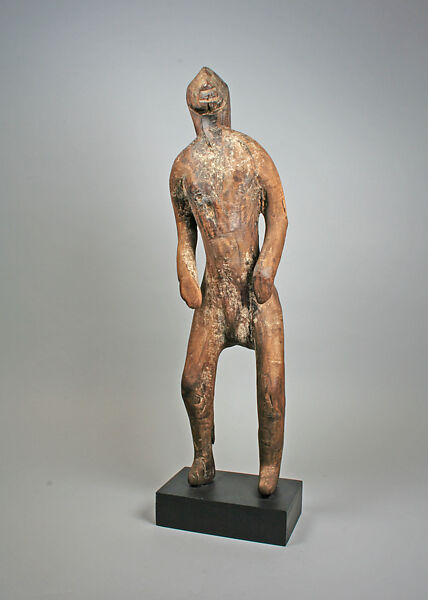 Figure: Female, Wood, pigment, Nigeria (?) 
