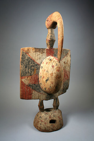 Bird (Sejen), Wood, pigment, Senufo peoples 