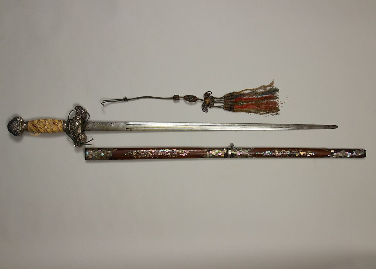 Sword with Scabbard, Indo-Chinese 