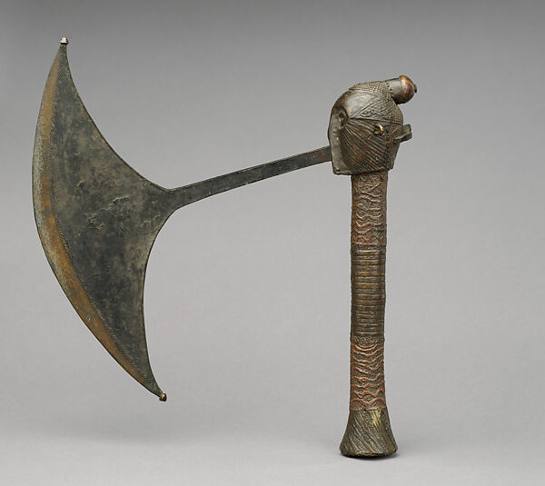 Ceremonial Axe, Wood, metal, Teke peoples 